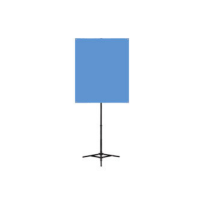 Photo Backdrop Kit w/ Stand (28" x 36") - Reversible Blue & White